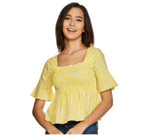 SQUARE - NECK TOPS
