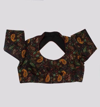 Multi Color Cotton Fashion Neck Ladies Blouse-RKFWW05