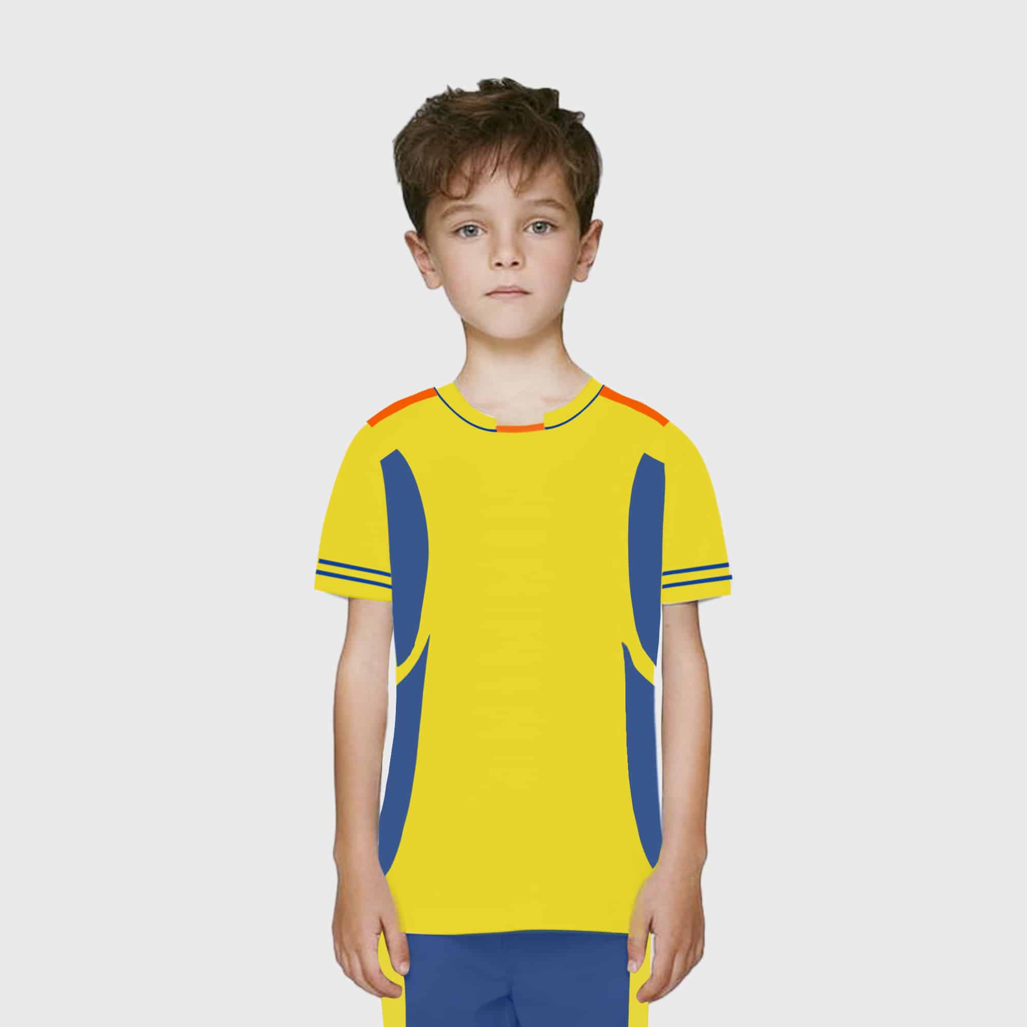 Super Sports CSK Look with this Hand-Crafted T-Shirt-RKFCBT015