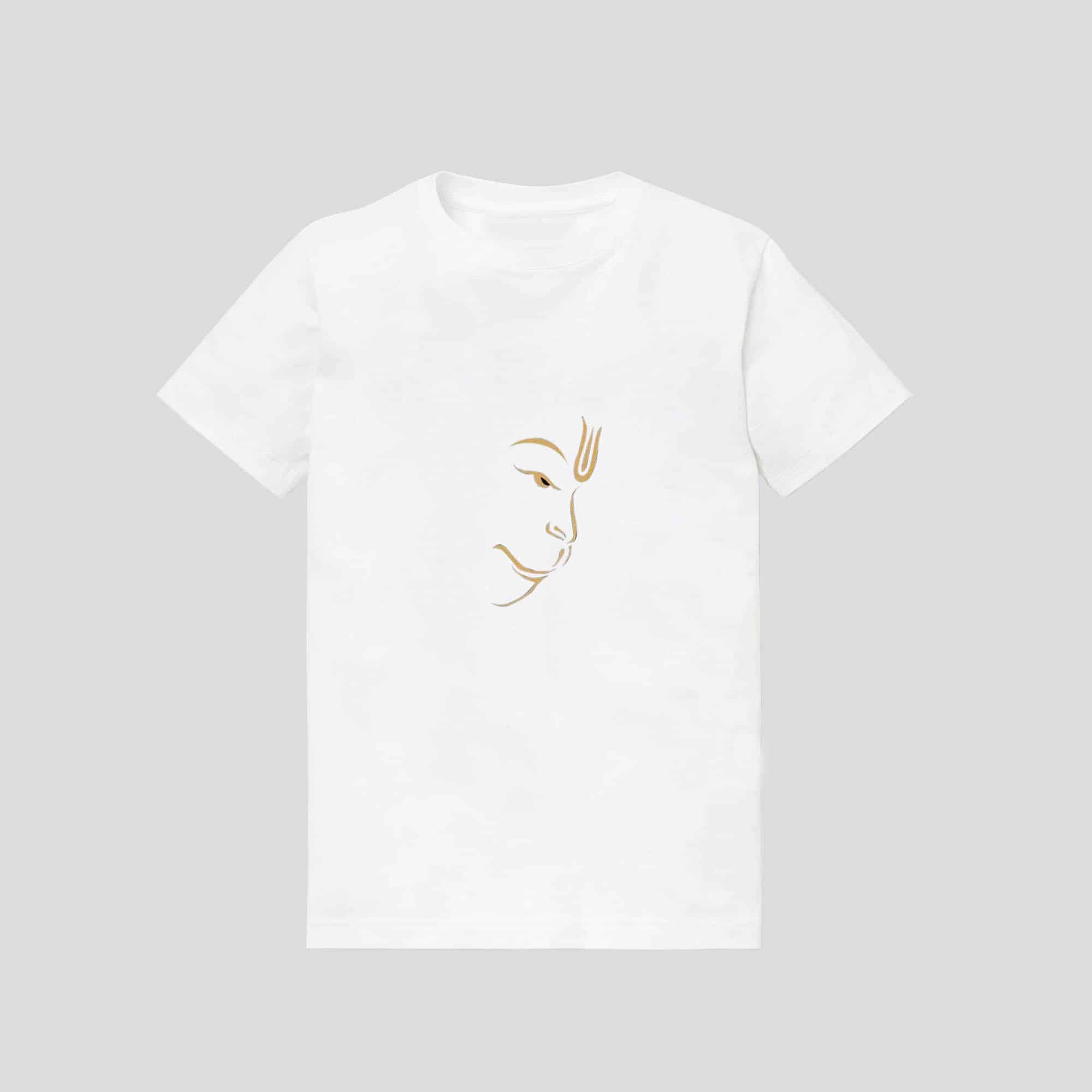 The Divine Bal Hanuman Look with this handcrafted T-Shirt-RKFCBT012