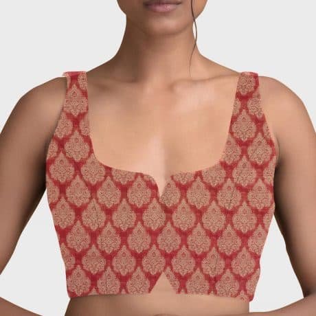 U Neck Blouse - RKFCWSBT013