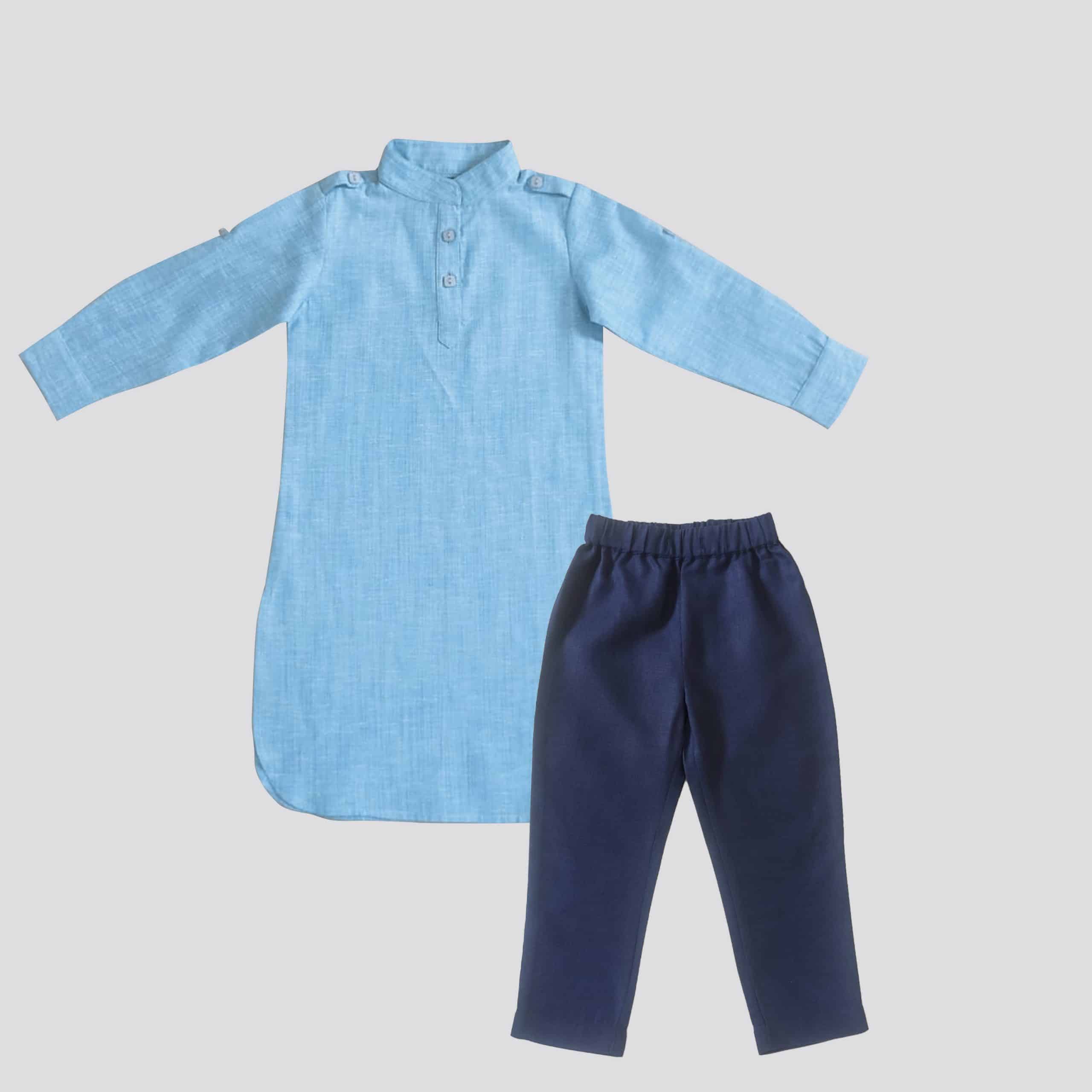 Full Sleeves Kurta & Churidar Set-RKFCW69