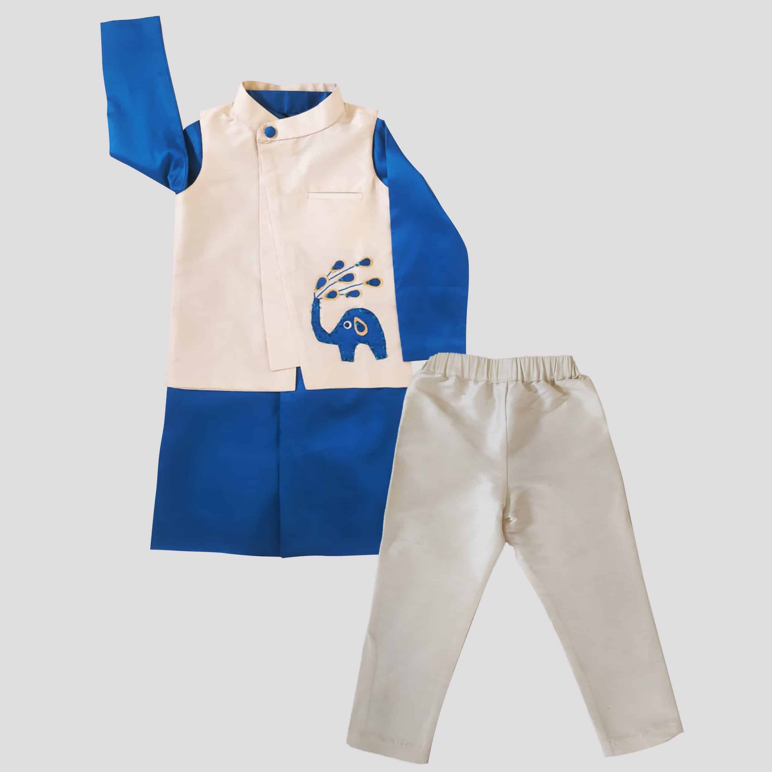 Full Sleeves Kurta & Churidar Set-RKFCW71
