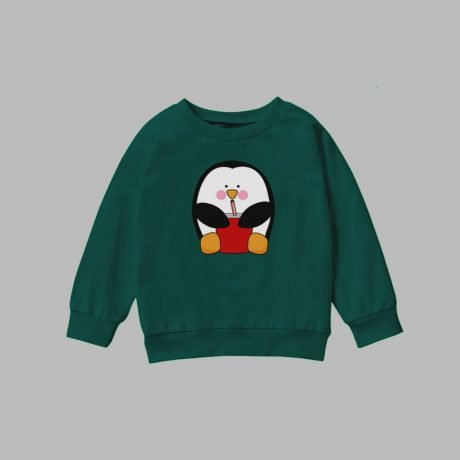 BOYS FULL SLEEVES SWEATSHIRT PENGUIN PRINT - RKFCW116