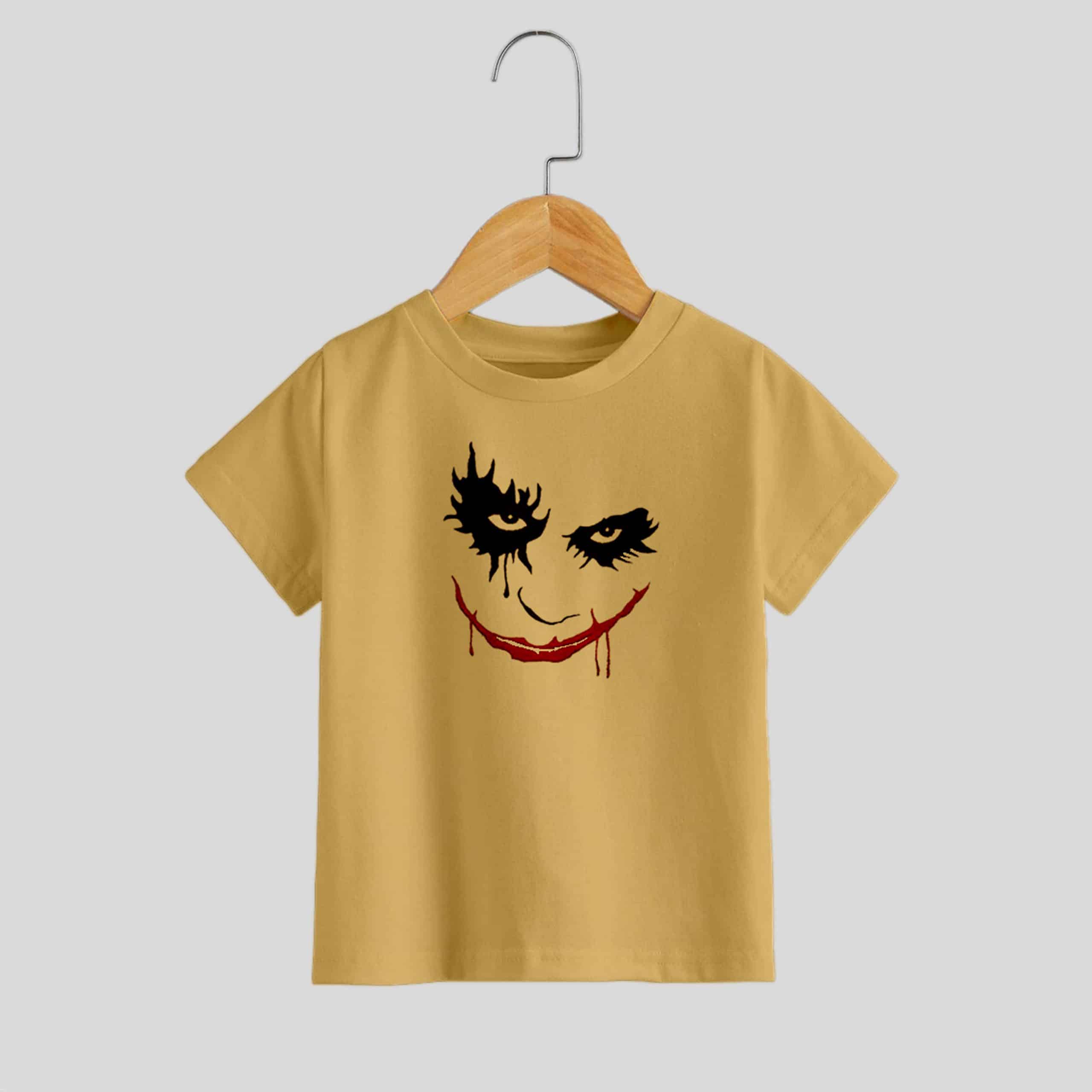Boys salt wheat joker Print Tee-RKFCW178