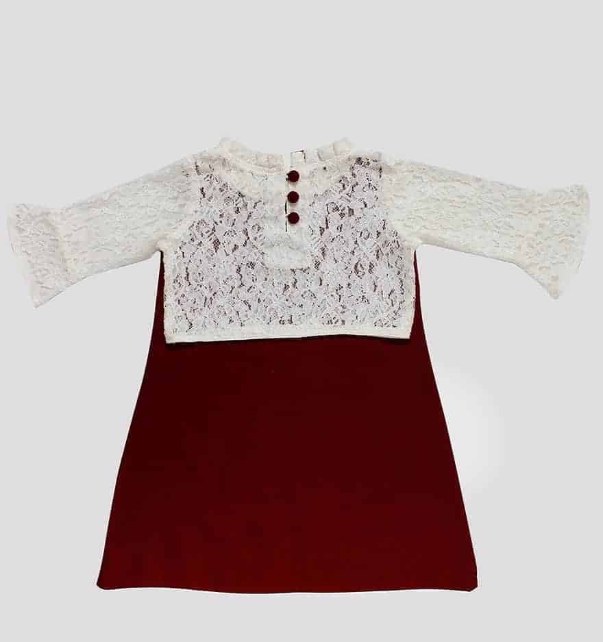 Girls Netted Tank Top & Cotton A- Line Top-RKFCW03