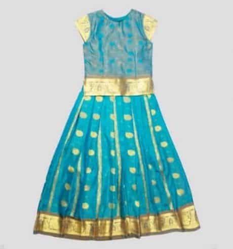 Girls Light Blue Top & Bottom-RKFCW35