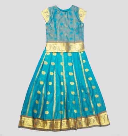 Girls Light Blue Top & Bottom-RKFCW35