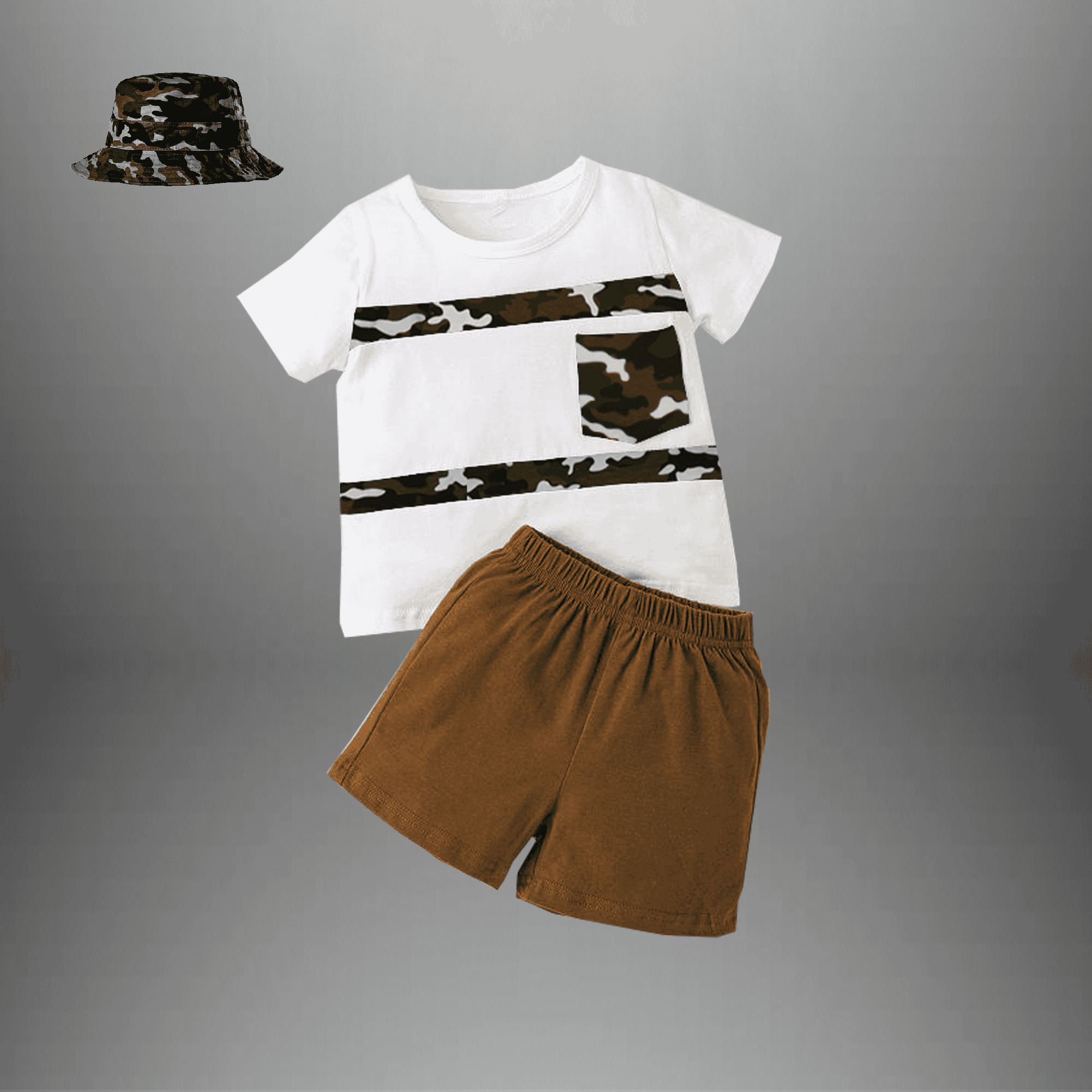 Boy's 2 piece set  with a pocket-RKFCW405