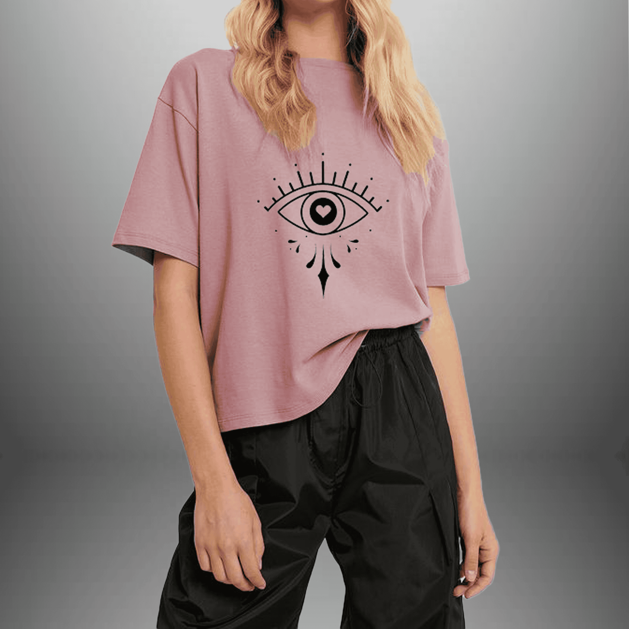 Women's  White And Pink T-Shirts Pack Of 2-RKTWCO006
