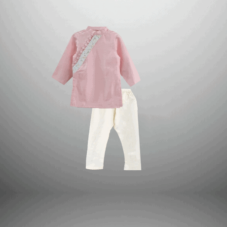 Boy's traditional kurta and pyjama set for festive season-RKFCW444