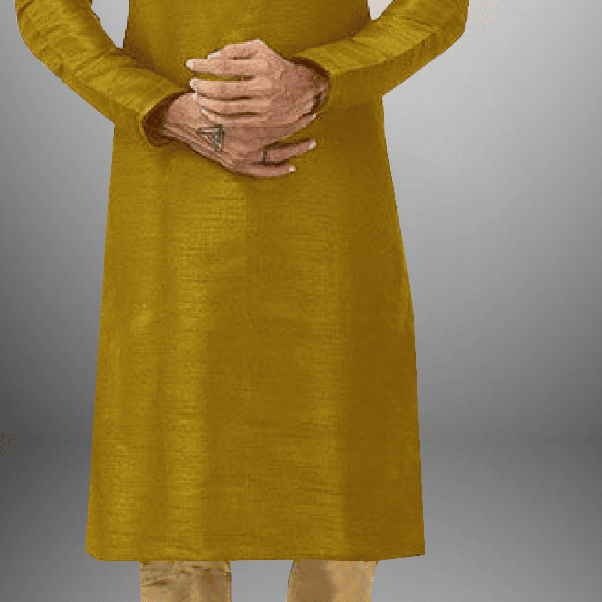 Men's ethnic kurta with embroidery work-RMEK001